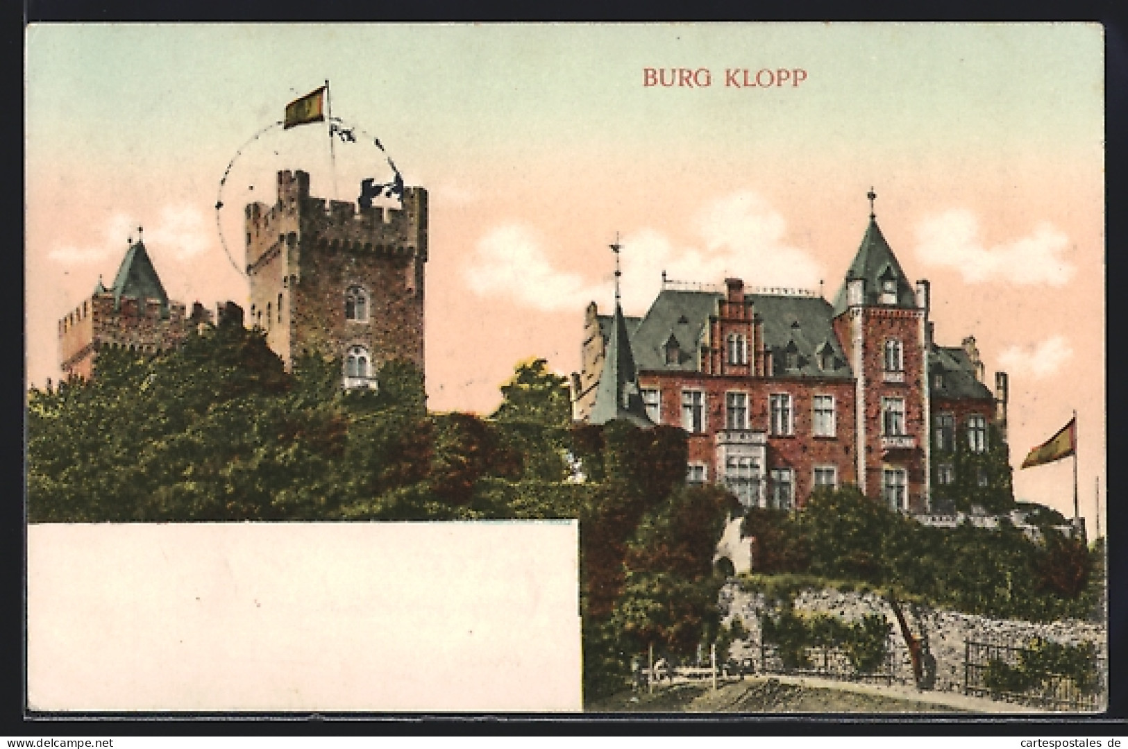 AK Bingen Am Rhein, Burg Klopp  - Bingen