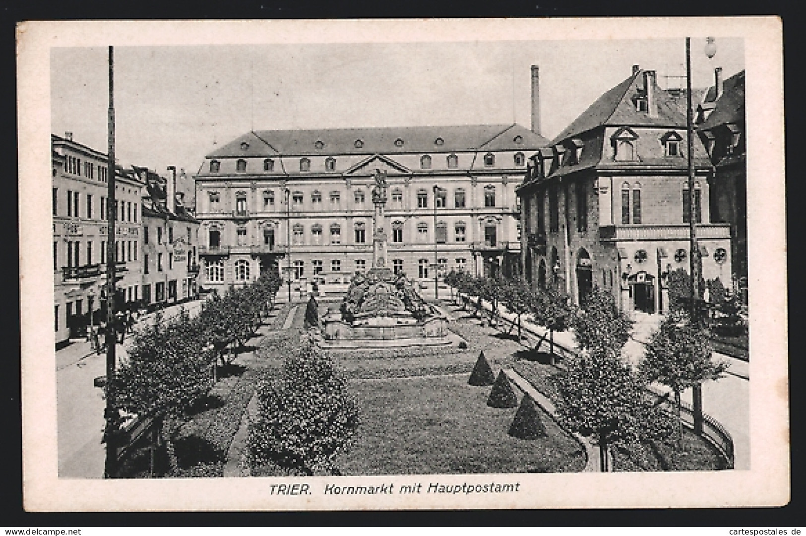 AK Trier, Kornmarkt Mit Hauptpostamt  - Trier