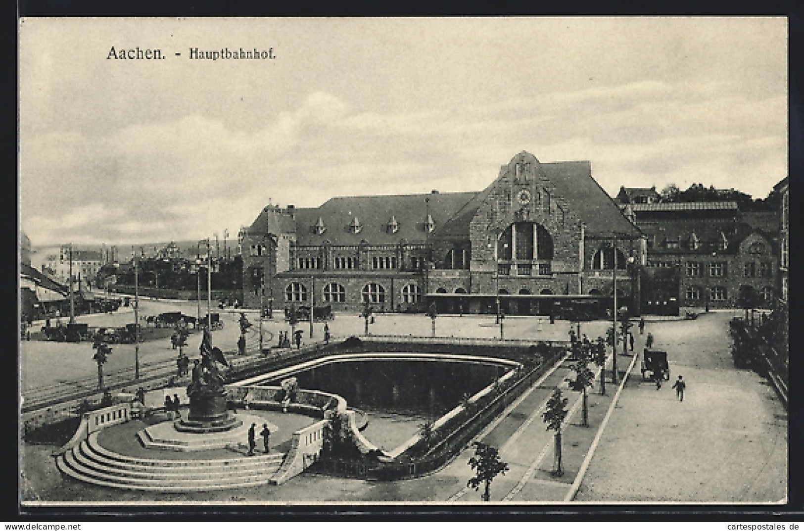 AK Aachen, Vorderansicht Vom Hauptbahnhof  - Aachen