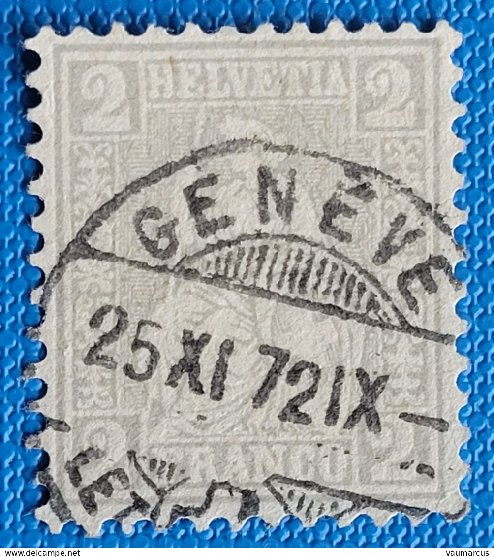 Zu 28 / Mi 20 / Yt 33 Obl. GENÈVE 25.11.72 Voir Description - Used Stamps