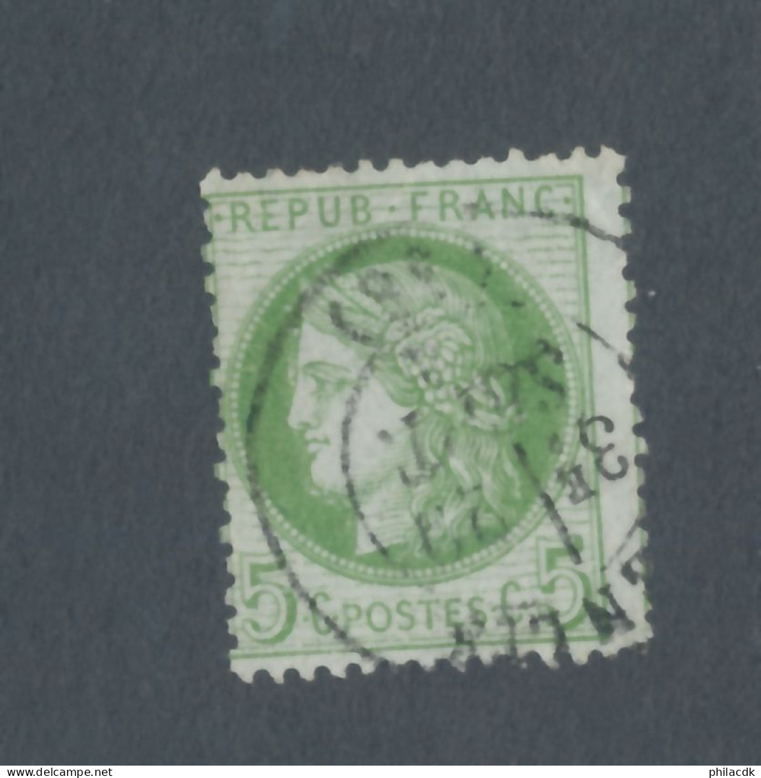 FRANCE - N° 53 OBLITERE - COTE : 10€ - 1872 - 1871-1875 Cérès