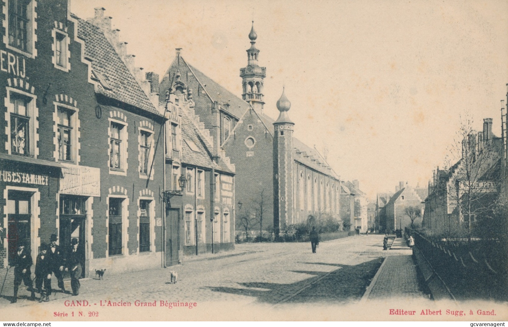 GENT     L'ANCIEN GRAND BEGUINAGE.     .  A.SUGG  1/202                       2 SCANS - Gent