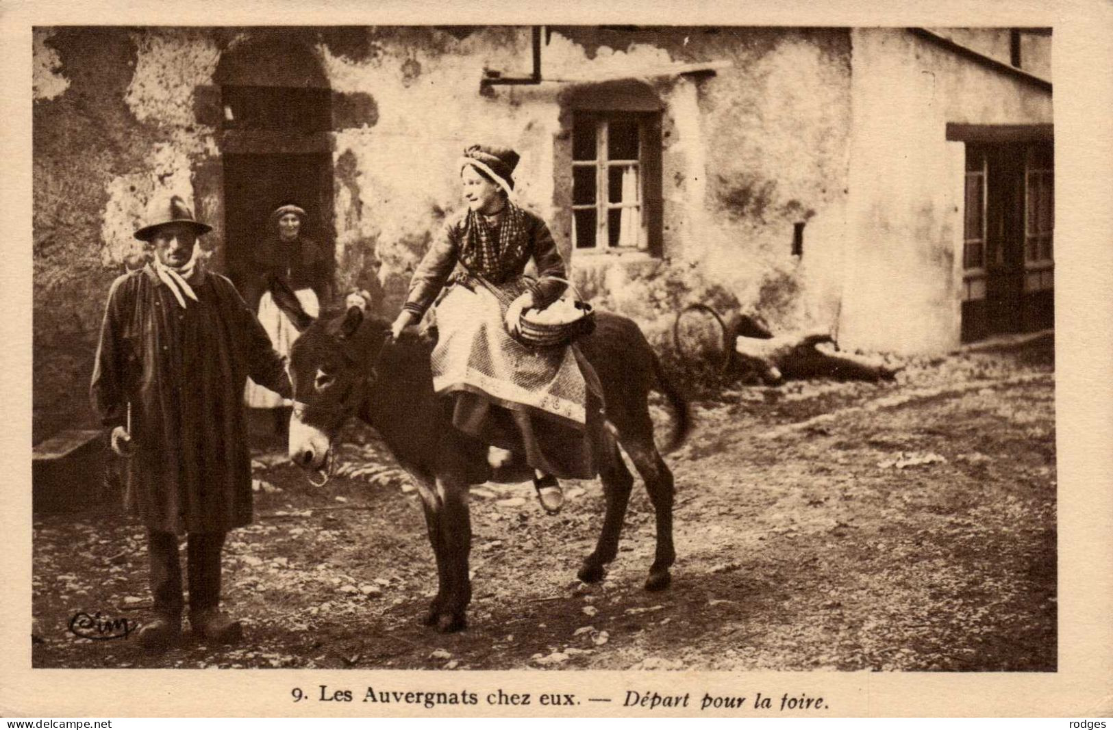 63 , Cpa Les AUVERGNATS Chez Eux , 9 , Départ Pour La Foire (14662.V24) - Auvergne Types D'Auvergne