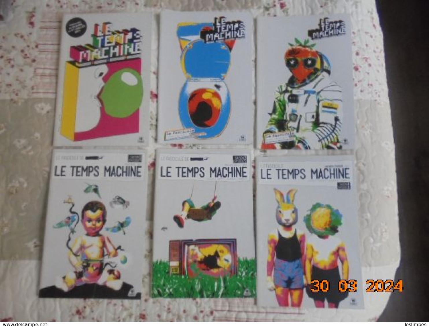 Lot De 6 Fascicules De Le Temps Machine (37300 Joue Les Tours) Programmes De Spectacles, Revues, Biopic / Musique - Programmes