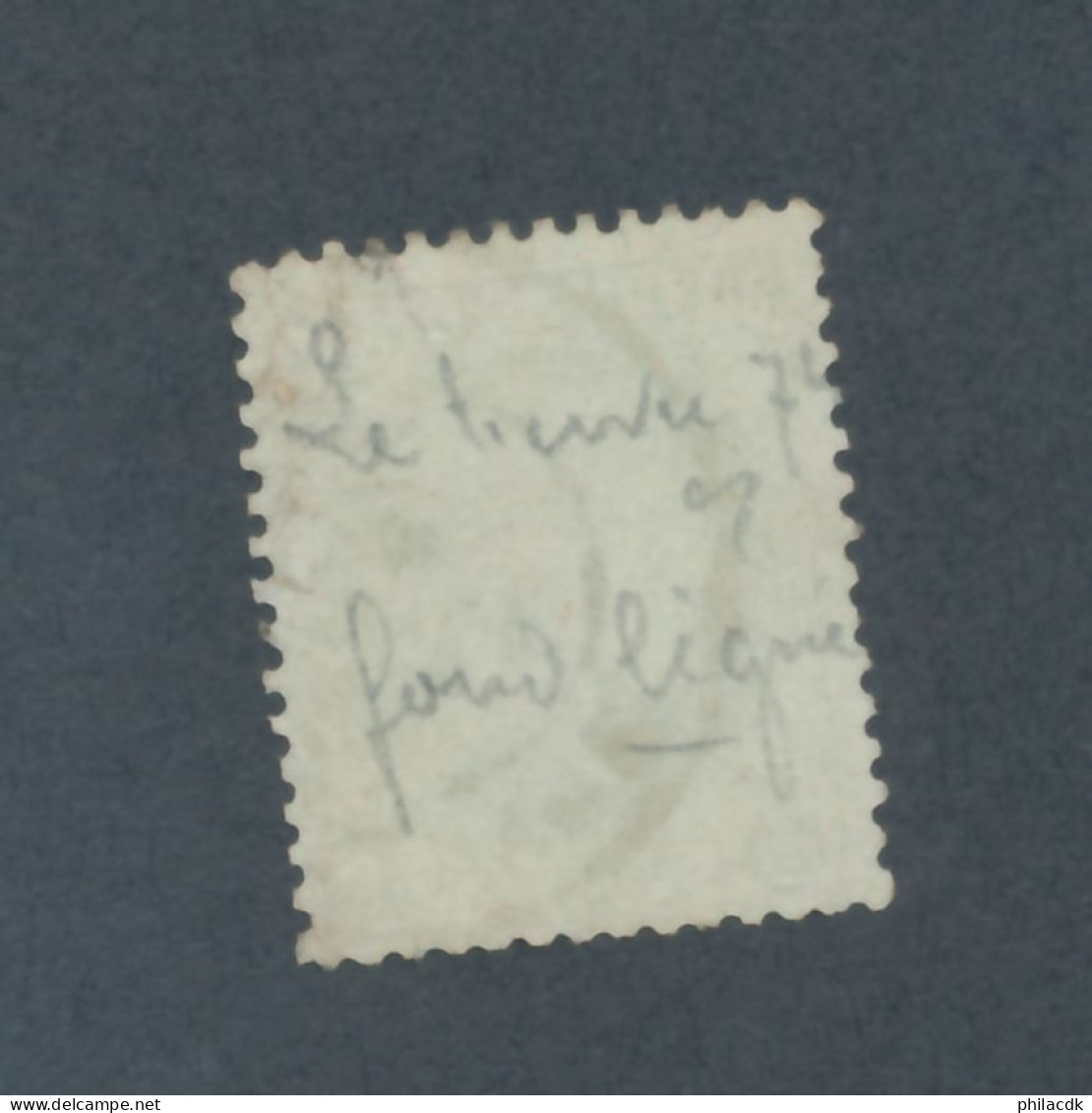 FRANCE - N° 53f) FOND LIGNE OBLITERE AVEC CAD LE HAVRE - COTE : 75€ - 1872 - 1871-1875 Ceres