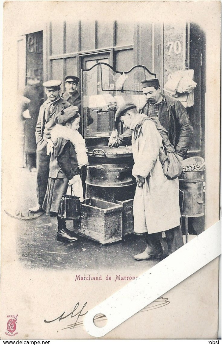 75 Petits Métiers,  " à La Palette Rouge" ,  Marchand De Marrons,  D4039 - Petits Métiers à Paris