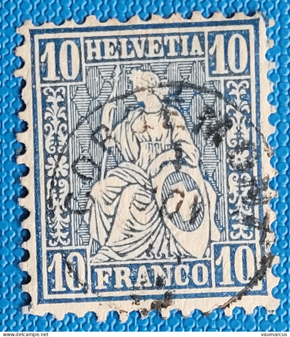 Zu 31 / Mi 23 / YT 33 Obl. CORGÉMONT Gr. 104 Voir Description - Used Stamps