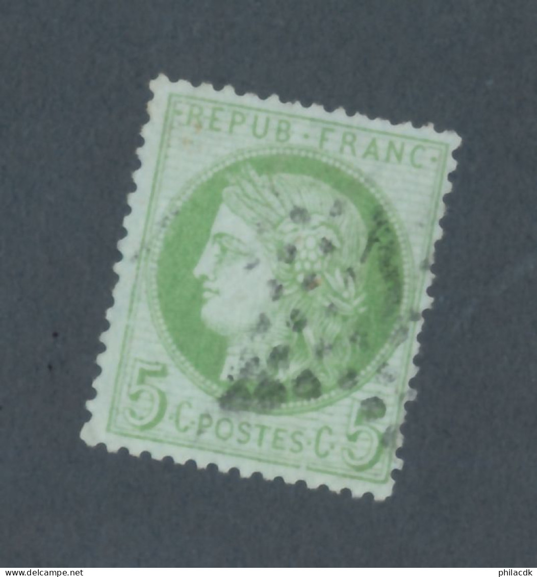 FRANCE - N° 53f) FOND LIGNE OBLITERE AVEC ETOILE DE PARIS - COTE : 75€ - 1872 - 1871-1875 Cérès