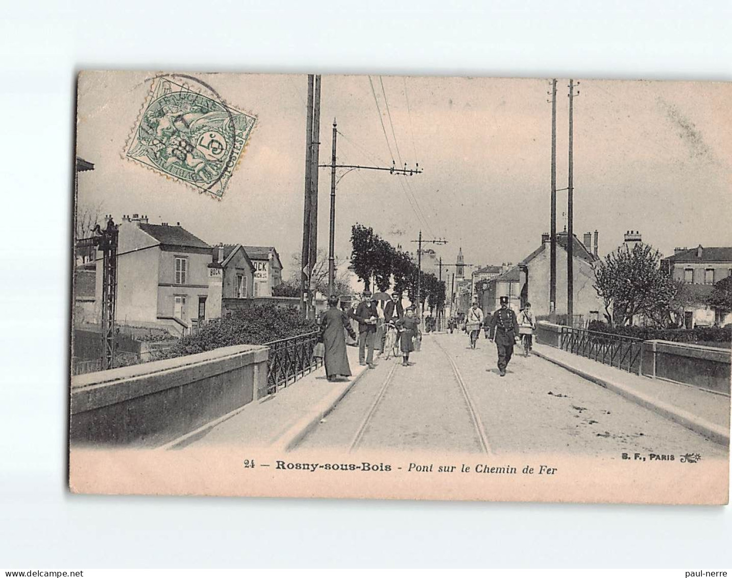 ROSNY SOUS BOIS : Pont Sur Le Chemin De Fer - état - Rosny Sous Bois