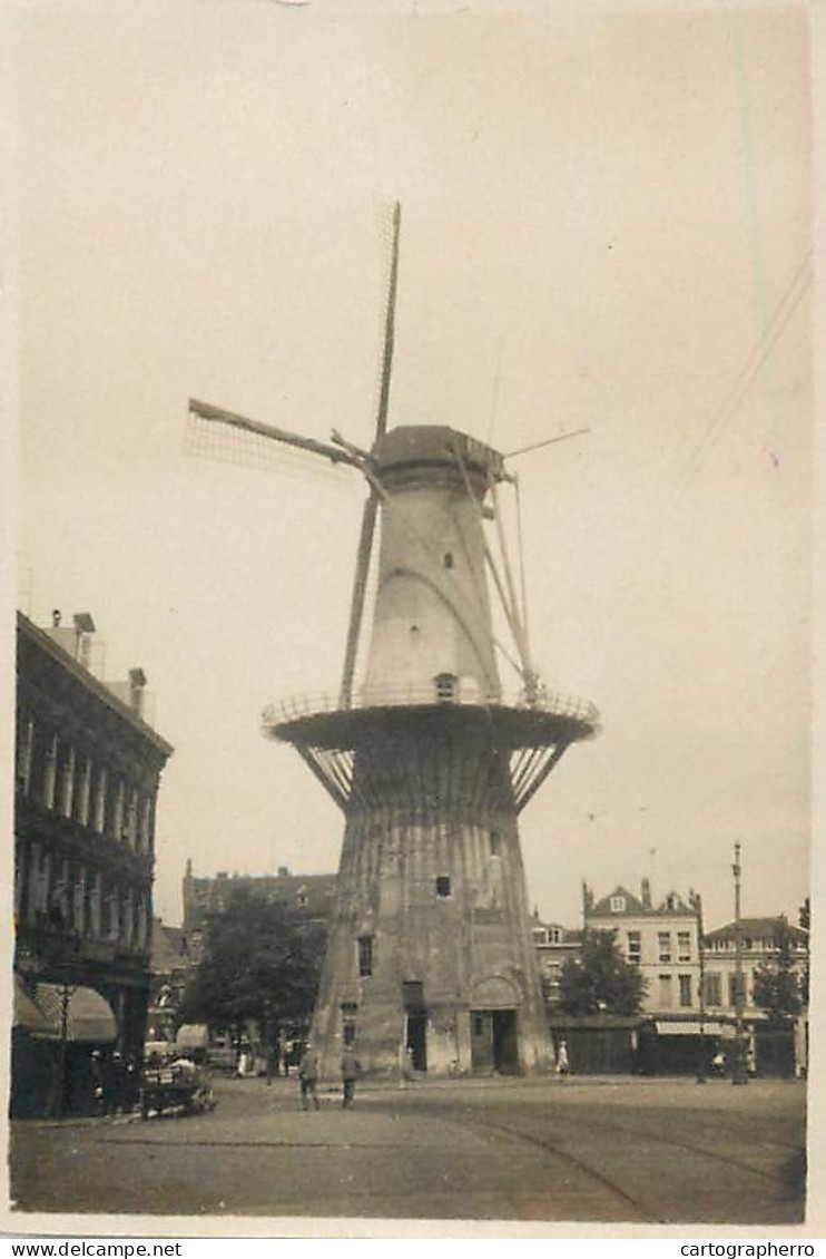 Windmill In The Middle Of A City (Oostplein, Rotterdam - Holland), Ca 1930s - Europe