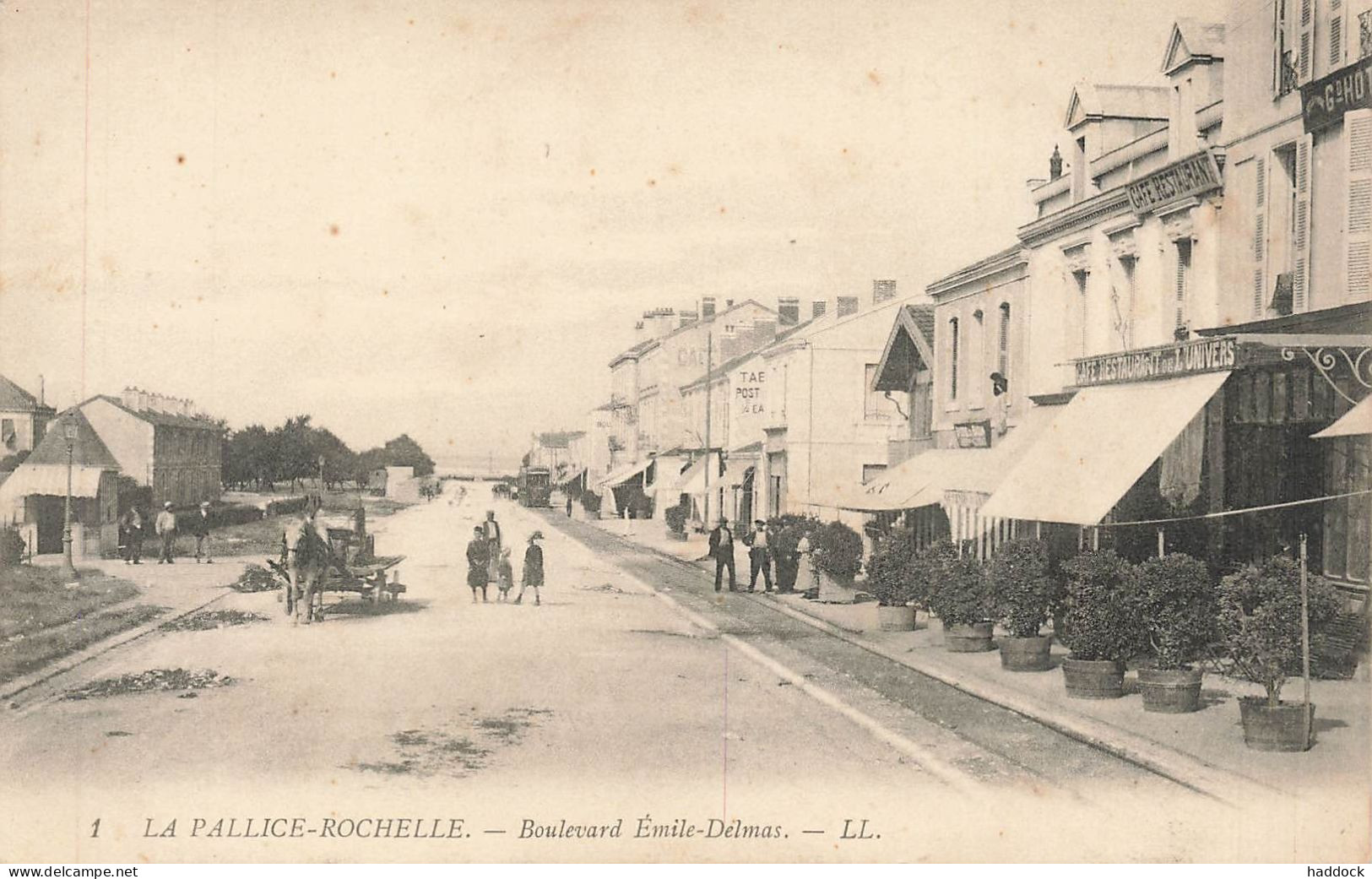 LA PALLICE - ROCHELLE : BOULEVARD EMILE DELMAS - La Rochelle