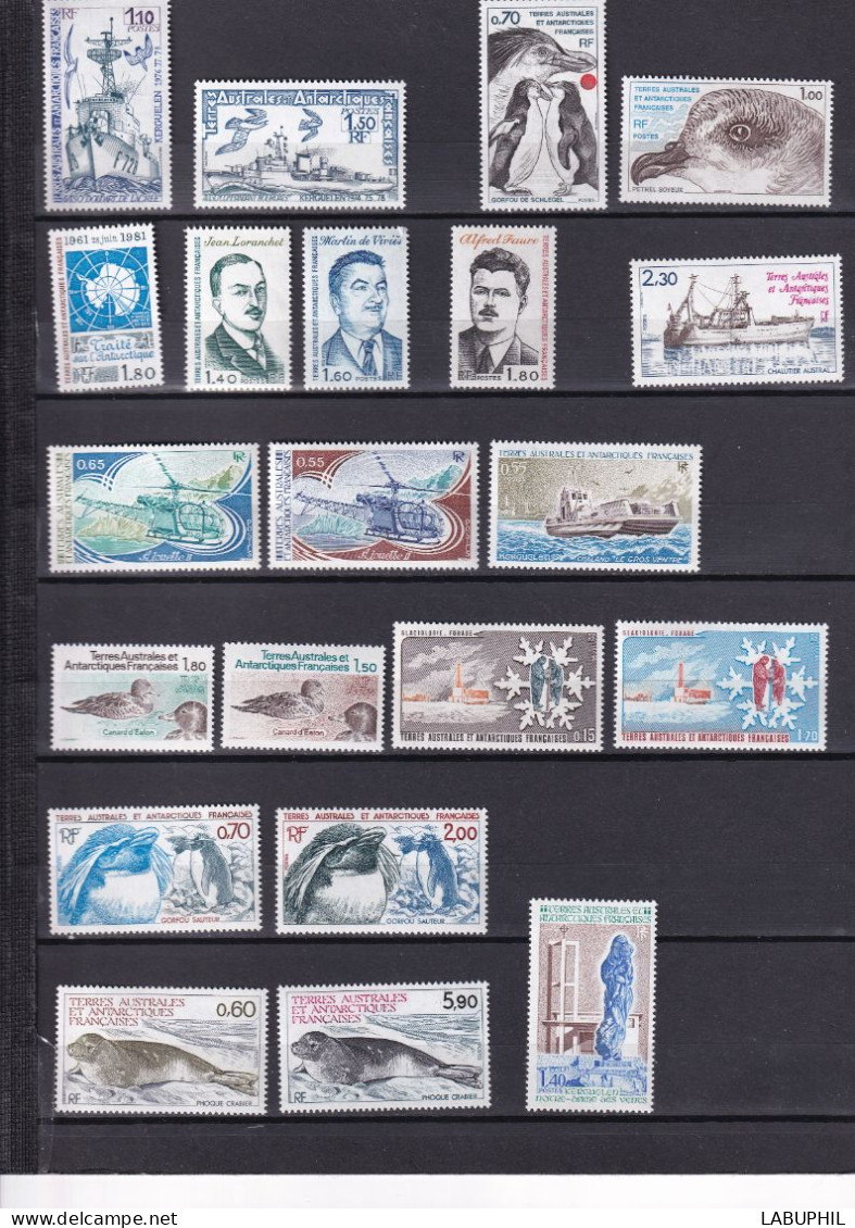 TAAF NEUF MNH **  En Series Completes  Poste  A 12% Cote 2 Scanners - Unused Stamps