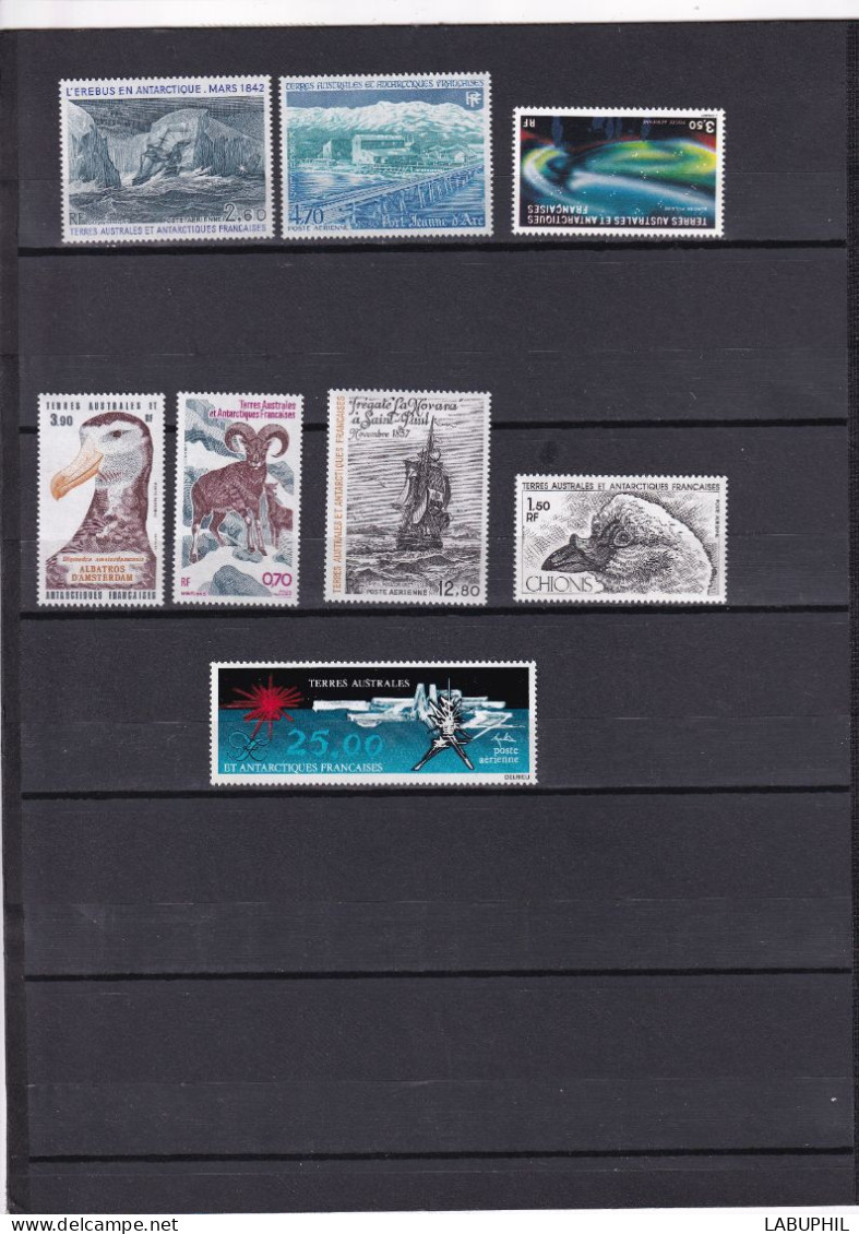 TAAF NEUF MNH **  En Series Completes  Poste   Aerienne  A 12% Cote 2 Scanners - Unused Stamps