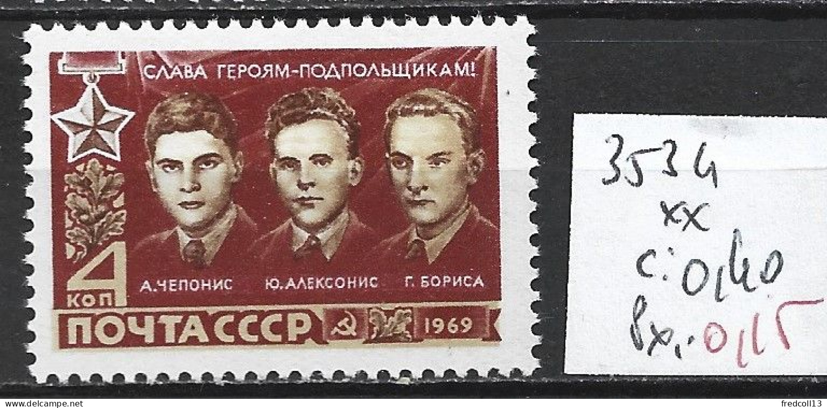 RUSSIE 3534 ** Côte 0.40 € - Unused Stamps
