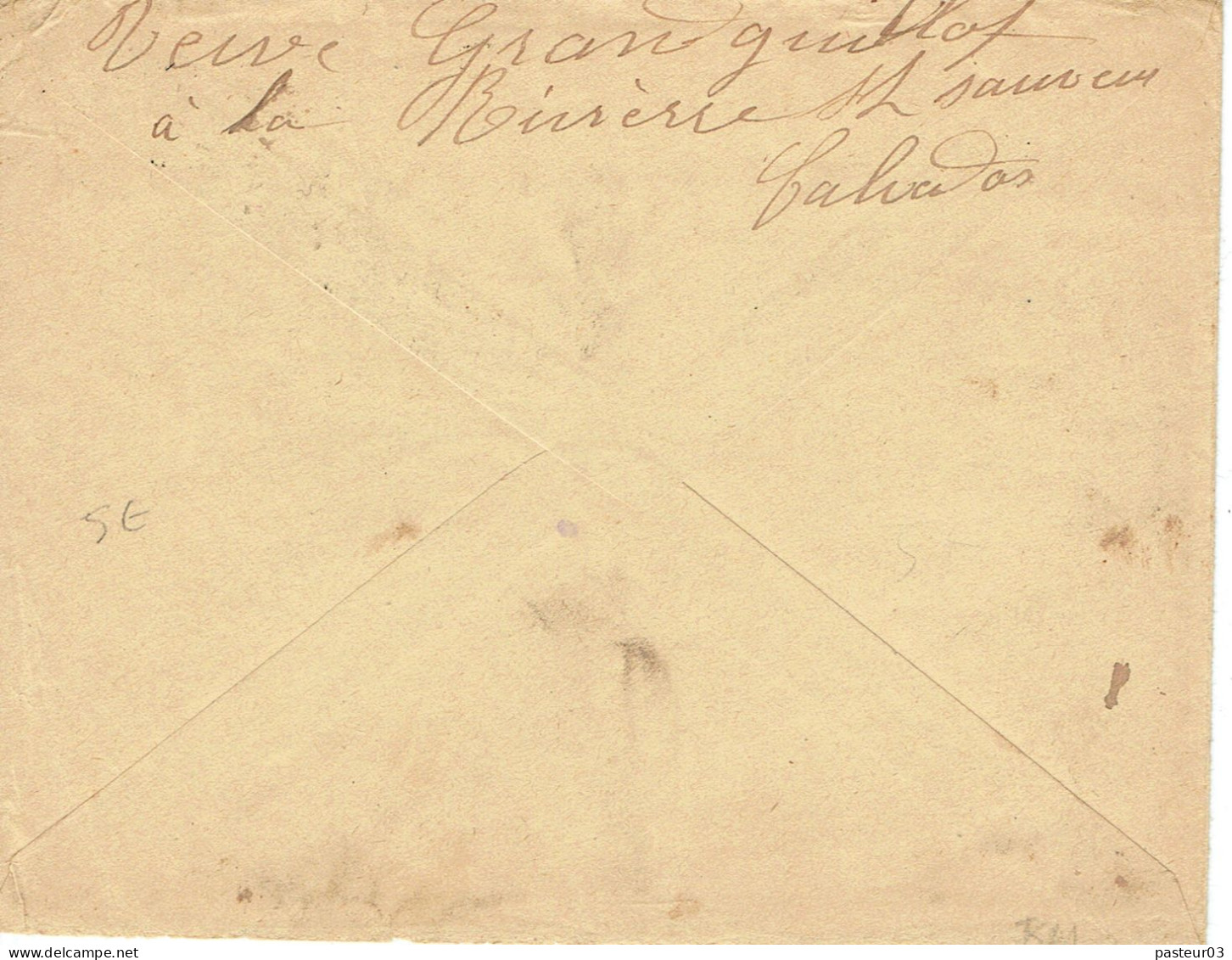 Tarifs Postaux Etranger Du 16-07-1925 (03) Pasteur N° 171 15 C. X 6 + Semeuse 10 C. Lettre 20 G. 04-09-1925 - 1922-26 Pasteur