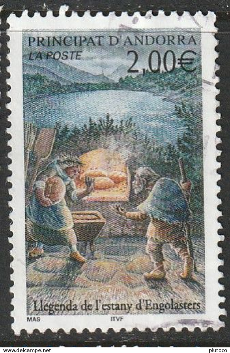 ANDORRA FRANCESA, USED STAMP, OBLITERÉ, SELLO USADO, - Autres & Non Classés