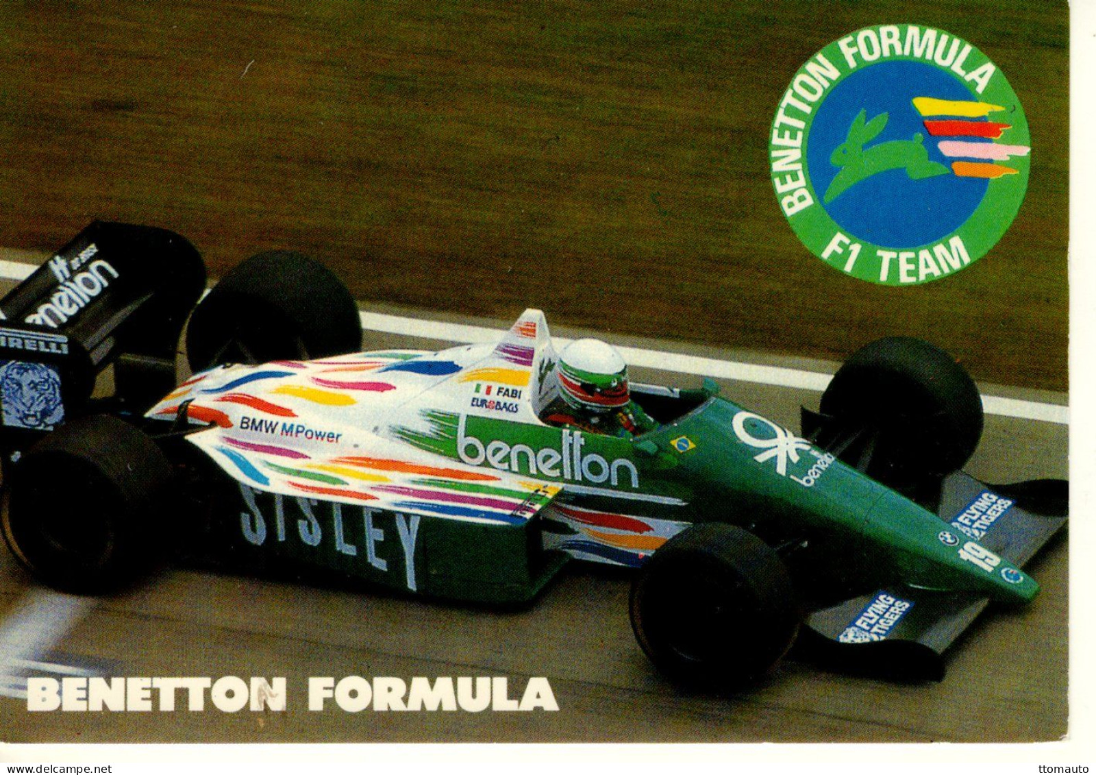 Benetton B186 F1 (1986) - Piliote: Teo Fabi - CPM - Grand Prix / F1