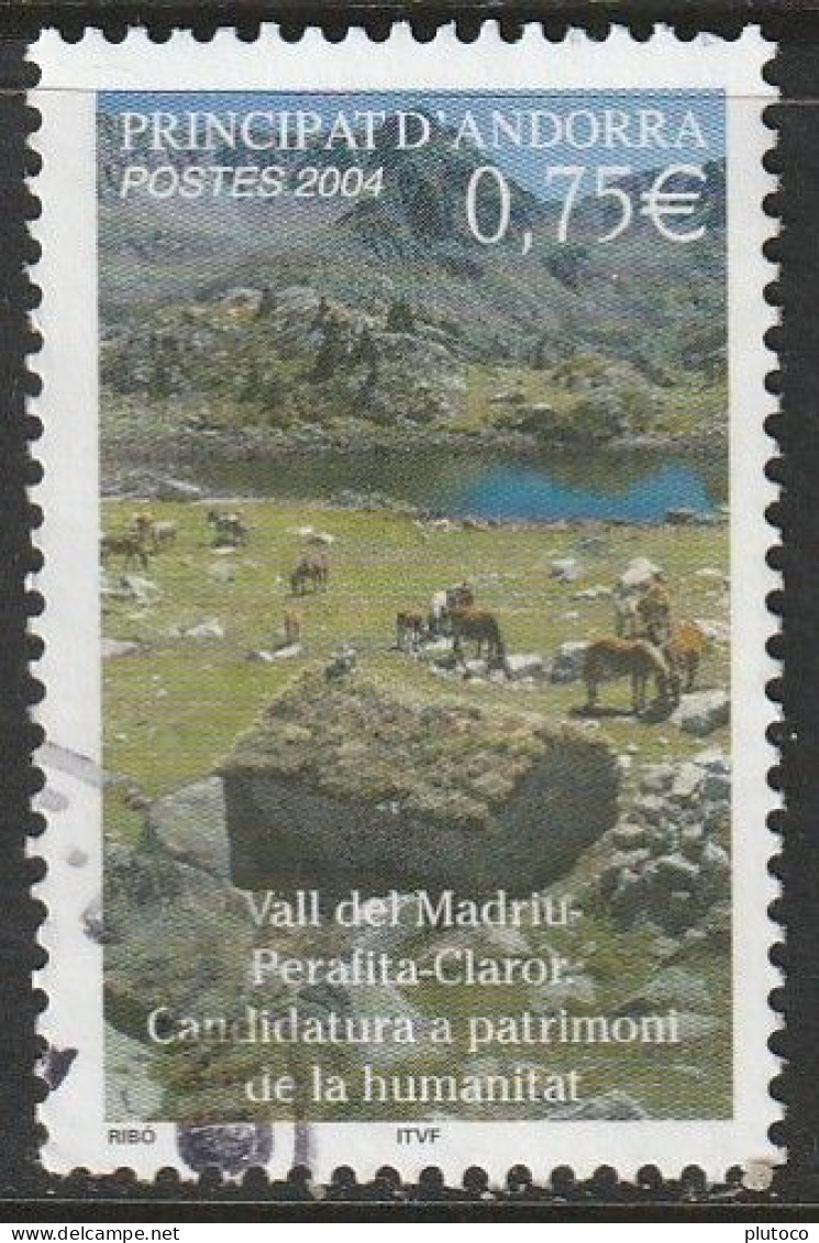 ANDORRA FRANCESA, USED STAMP, OBLITERÉ, SELLO USADO, - Andere & Zonder Classificatie