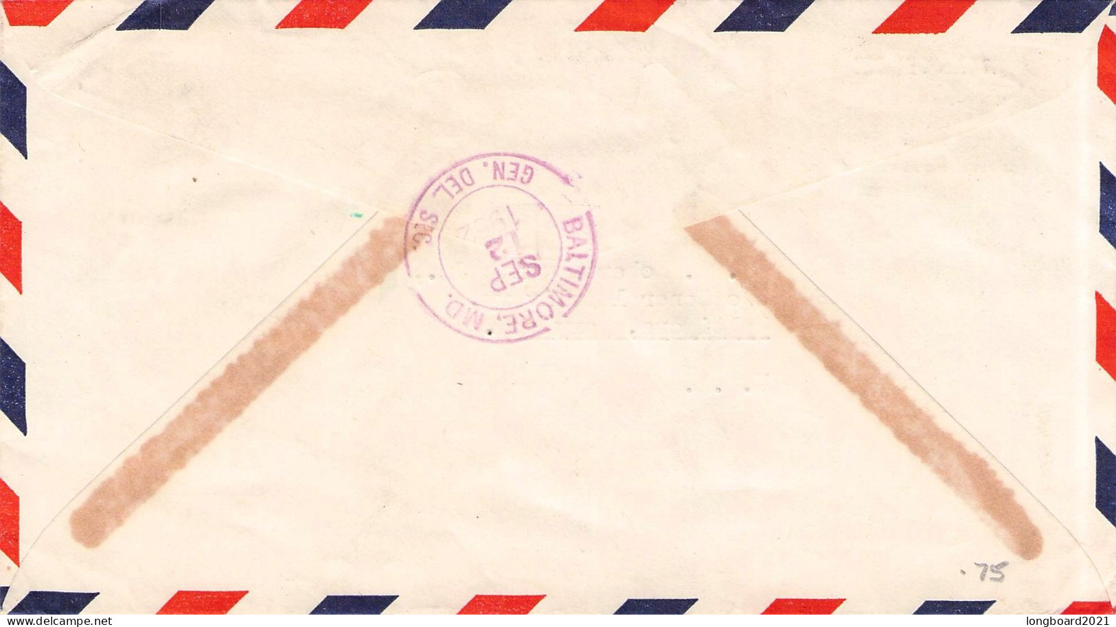 HAITI - AIR MAIL 1952 PORT-AU-PRINCE - BALTIMORE / 7077 - Haïti