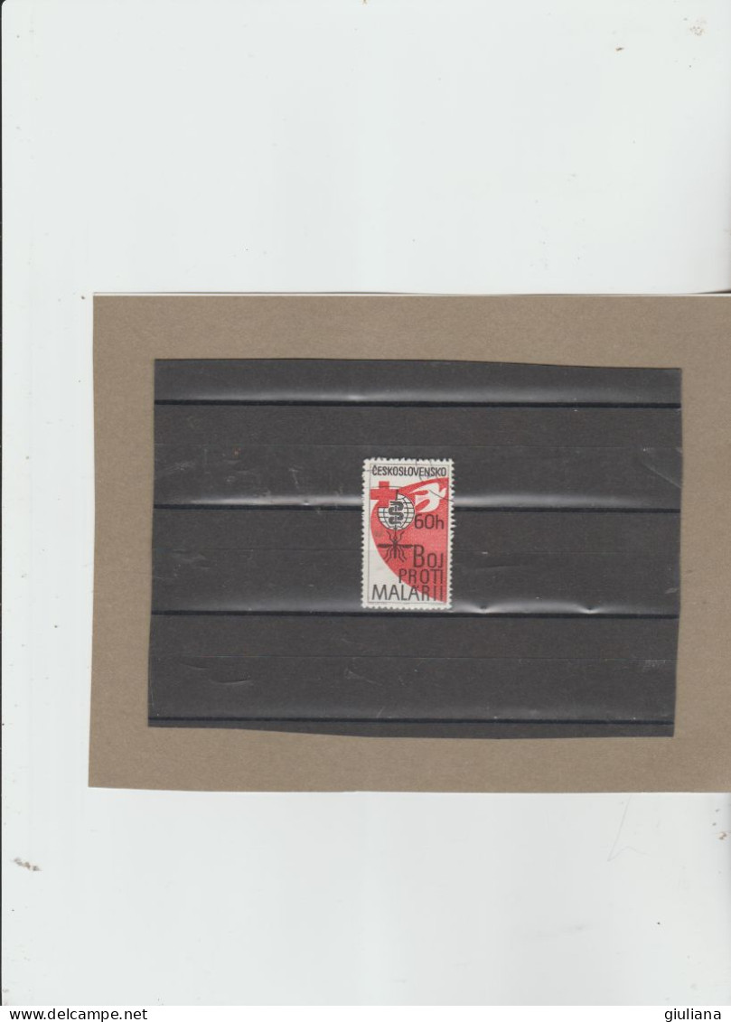 Cecoslovacchia 1962 - (YT)  1223 Used  "Sradicazione Delle Paludi2- 60h - Used Stamps