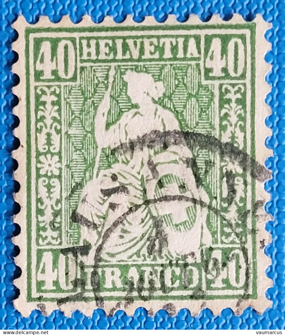 Zu 34 / Mi 26 / YT 36 Obl. LAUSANNE LUXE SBK 100 CHF Voir Description - Used Stamps