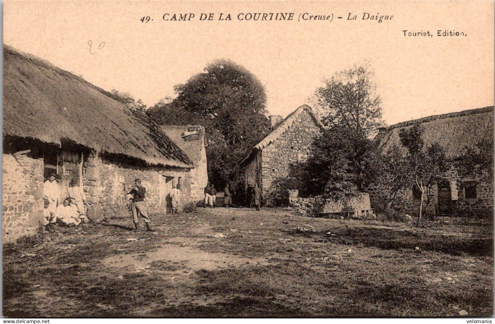 S16313 Cpa 23 Camp De La Courtine - La Daigue - La Courtine