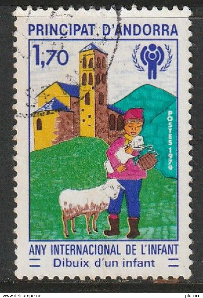 ANDORRA FRANCESA, USED STAMP, OBLITERÉ, SELLO USADO, - Otros & Sin Clasificación