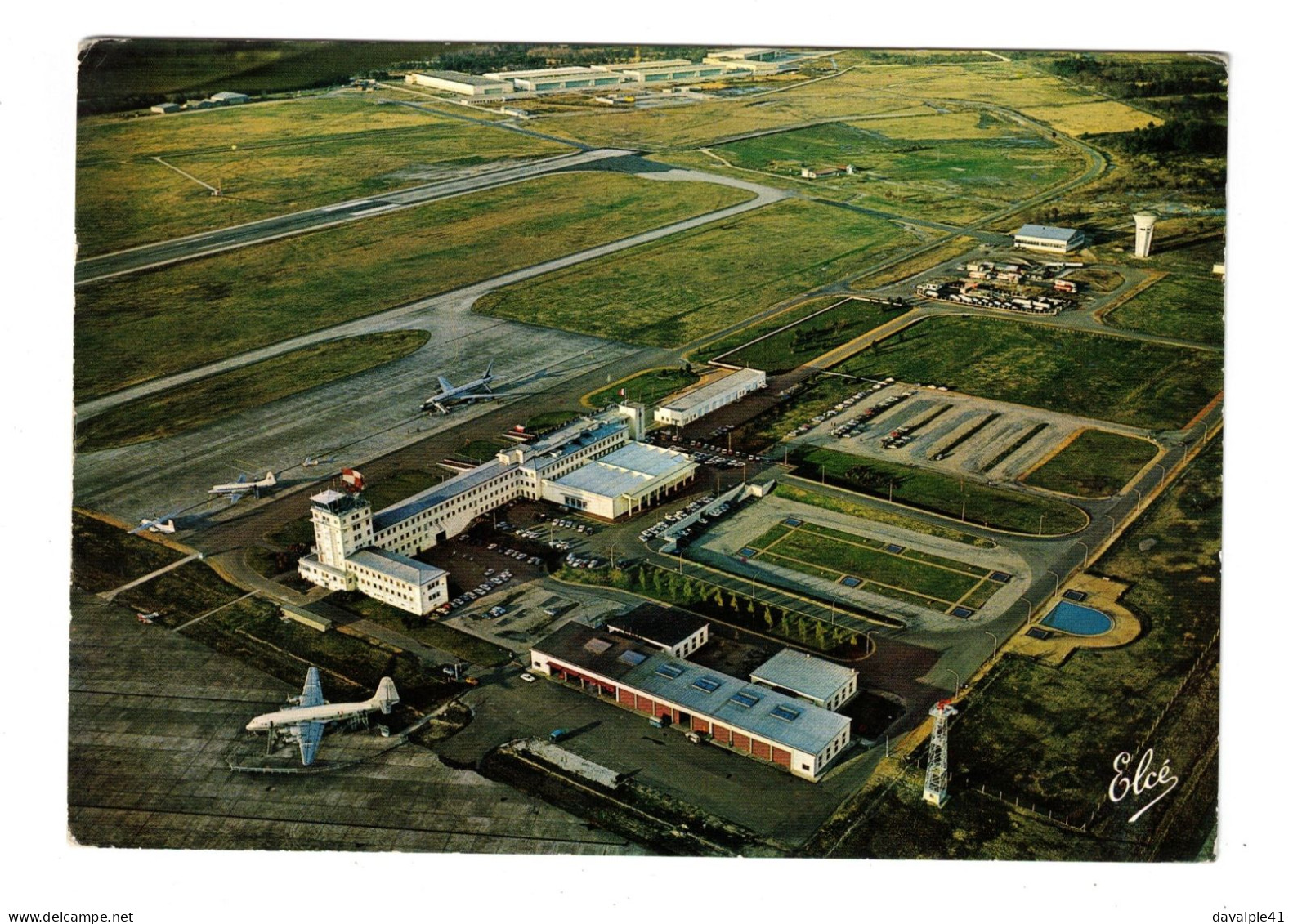 33   MERIGNAC   VUE  AERIENNE AEROPORT   BON ETAT    2 SCANS - Otros & Sin Clasificación