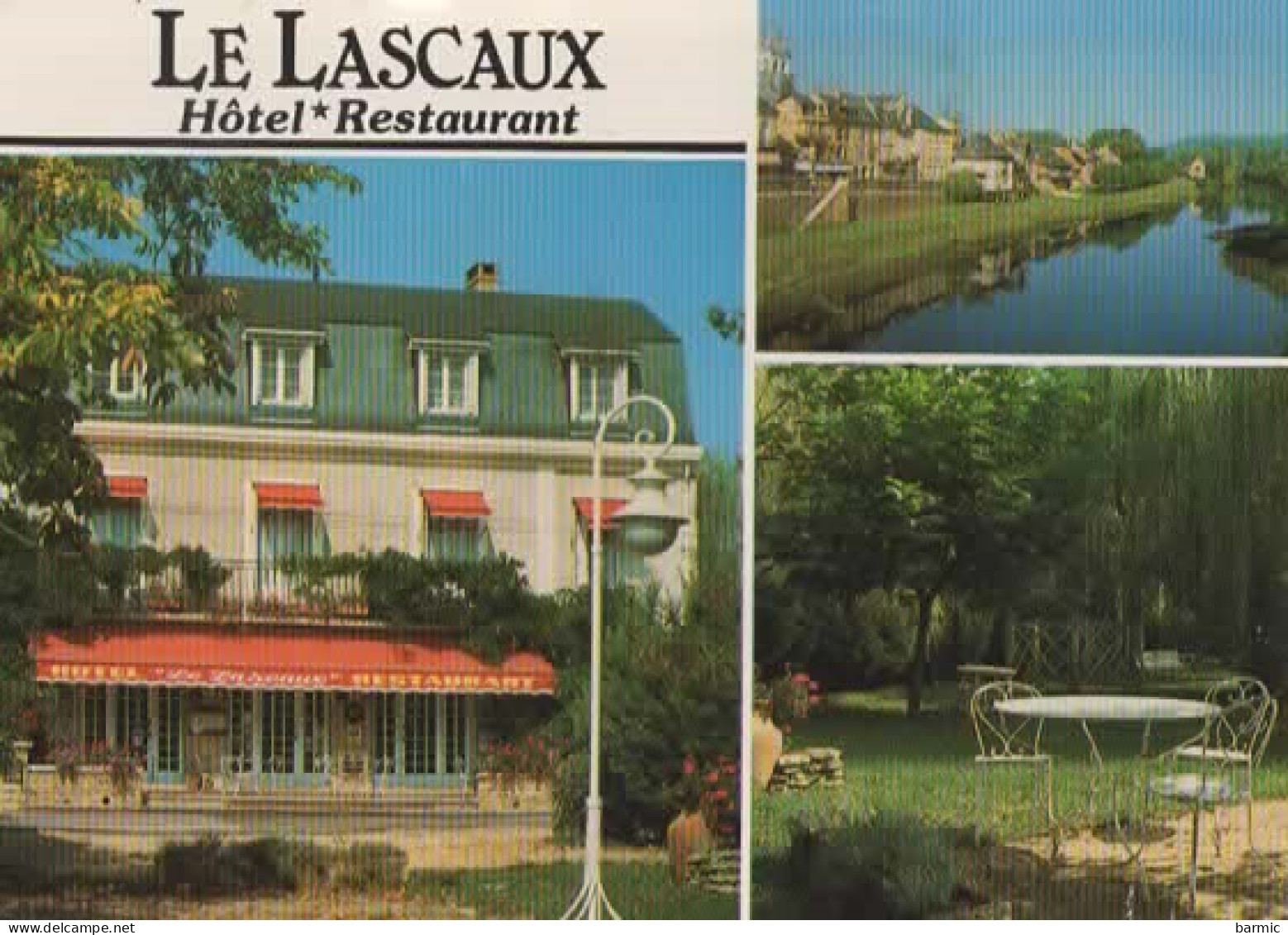 MONTIGNAC, HOTEL RESTAURANT LE LASCAUX, MULTIVUE COULEUR   REF 15945 - Montignac-sur-Vézère