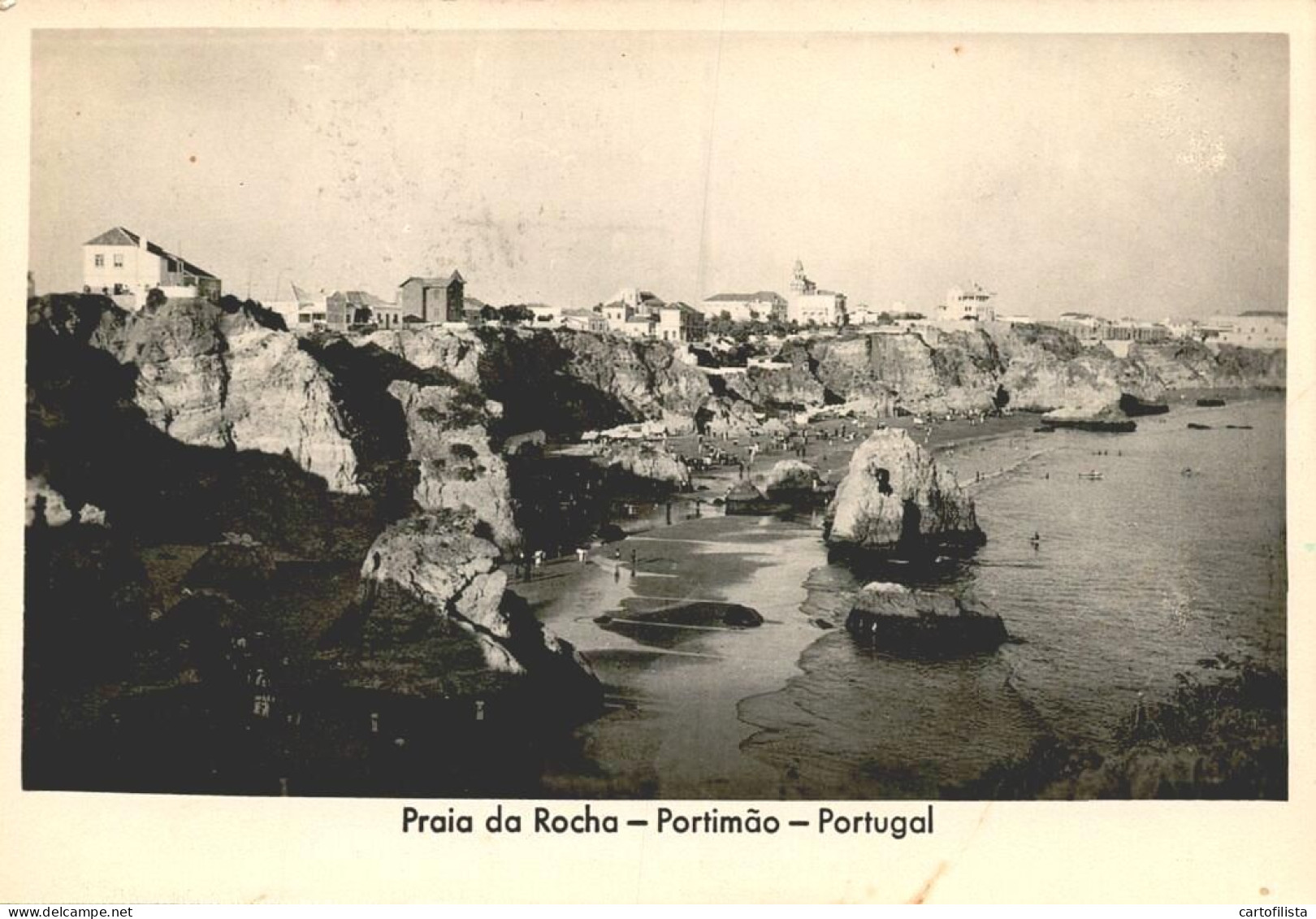 PRAIA DA ROCHA, Portimão - Vista Geral  ( 2 Scans ) - Faro