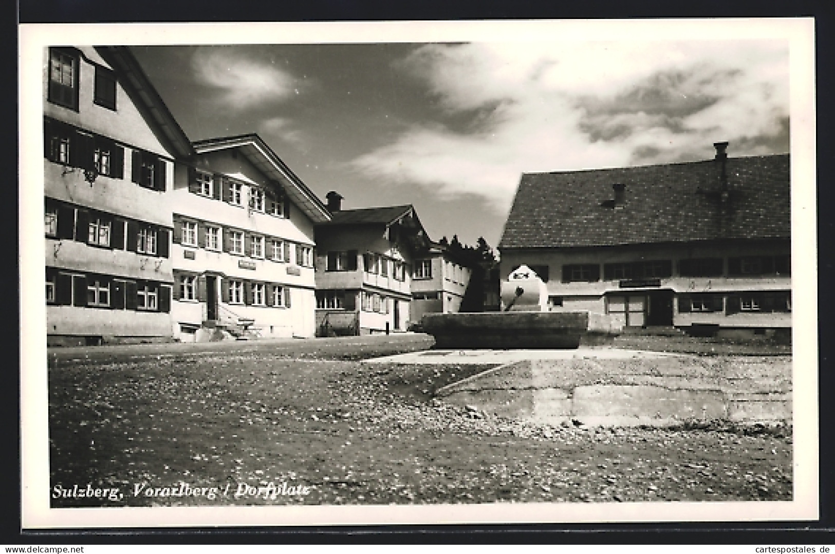 AK Sulzberg, Dorfplatz, Gasthaus Zum Bären  - Altri & Non Classificati