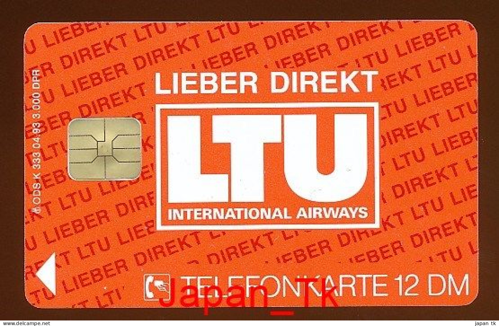 GERMANY K 333 93 LTU - Aufl  3000 - Siehe Scan - K-Series : Serie Clientes