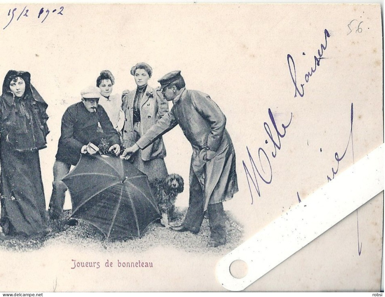 75 Petits Métiers,  " à La Palette Rouge" , Joueurs De Bonneteau, D4046 - Artisanry In Paris