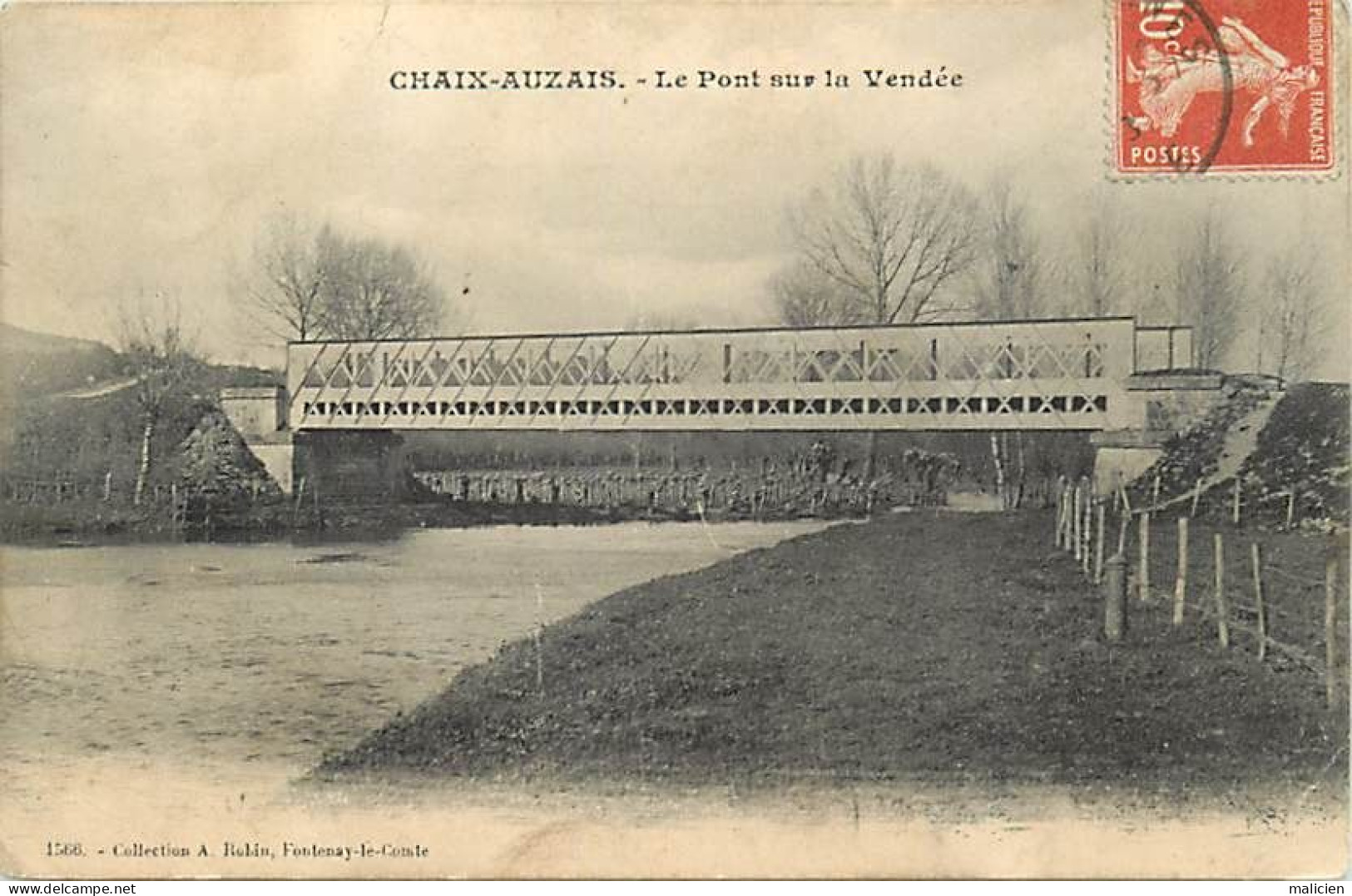 - Vendée -ref-F205- Chaix Auzais - Pont Sur La Vendée - - Otros & Sin Clasificación