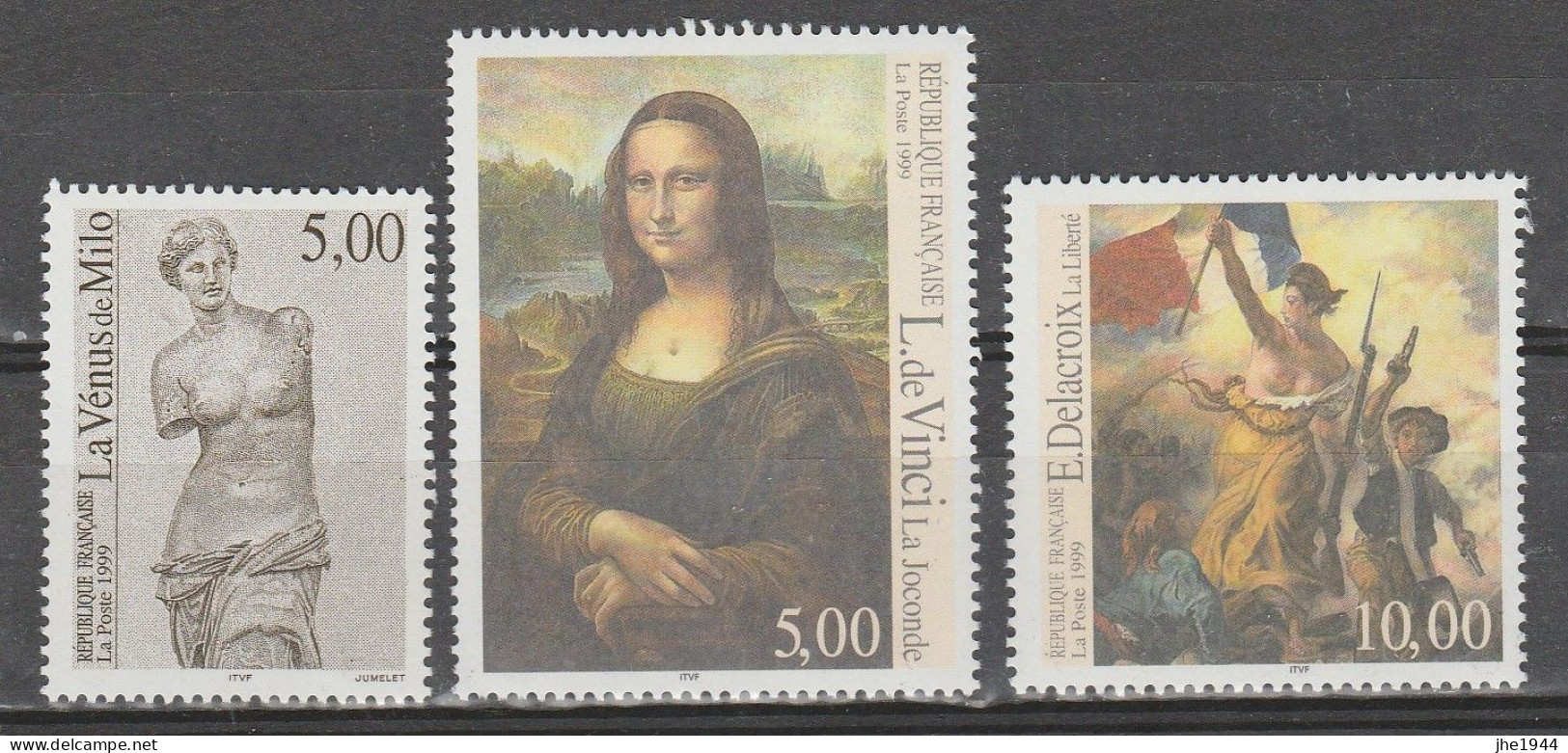 France N° 3234 à 3236 ** Philexfrance 99 - Unused Stamps