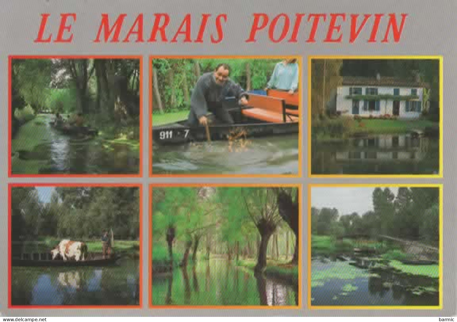 LE MARAIS POITEVIN, MULTIVUE COULEUR   REF 15946 - Autres & Non Classés