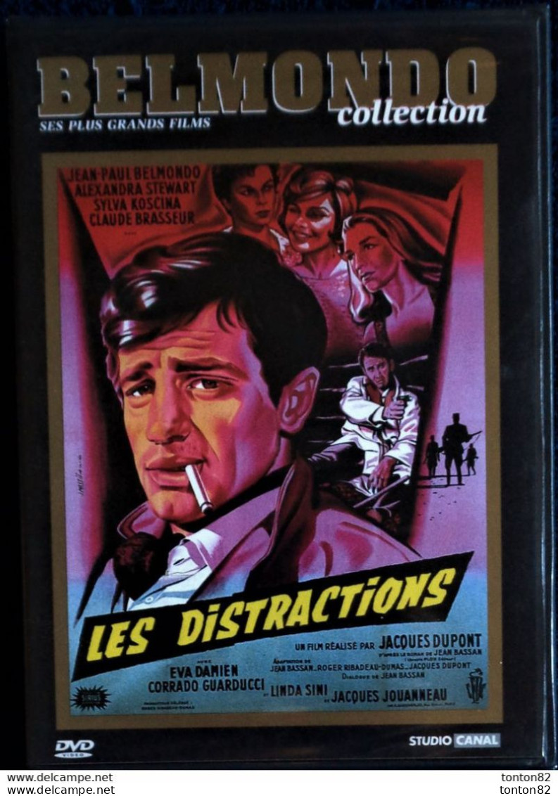 Les Distractions - Jean-Paul Belmondo - Alexandra Stewart - Sylvia Koscina - Claude Brasseur - Mireille Darc . - Krimis & Thriller
