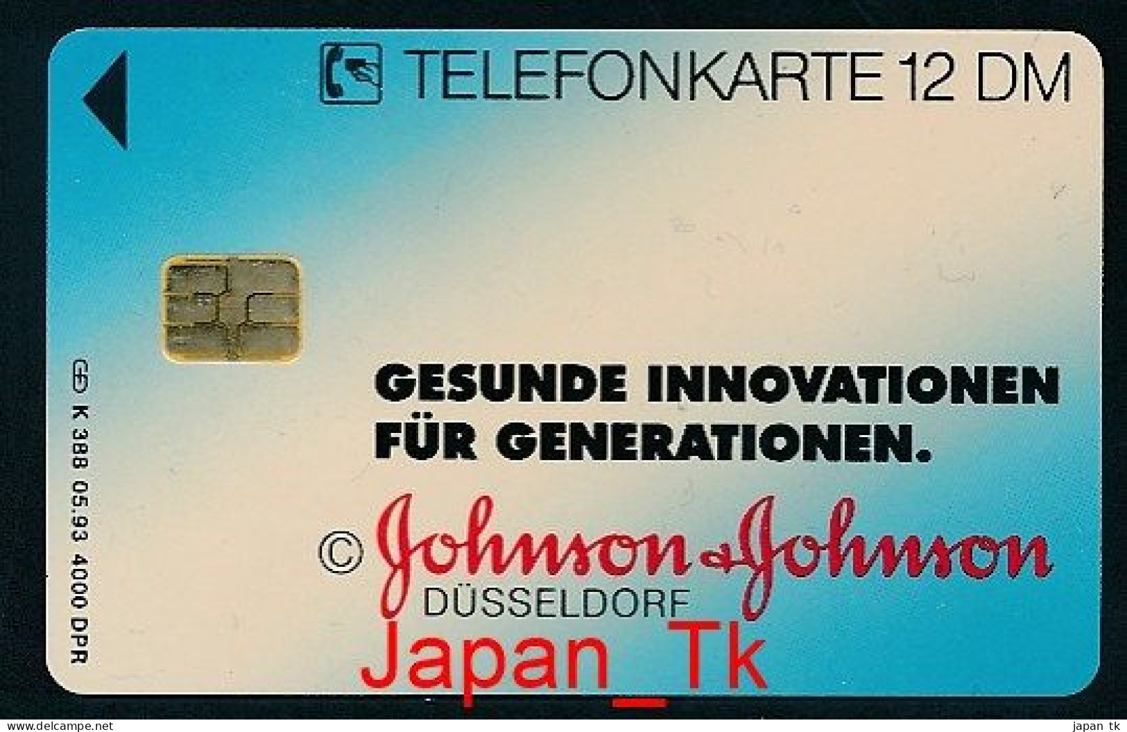 GERMANY K 388 93 Johnson & Johnson - Aufl  4000 - Siehe Scan - K-Series: Kundenserie