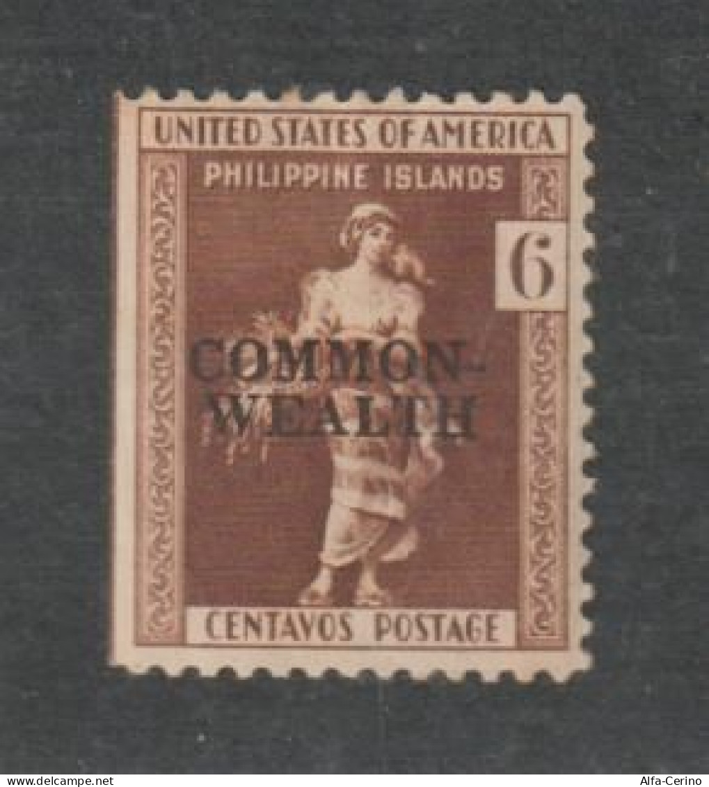 PHILIPPINES:  1936  OVERPRINTED  -  6 C. UNUSED  STAMP  -  NOT PERFORATED ON THE LEFT  -  YV/TELL. 274 - Philippinen