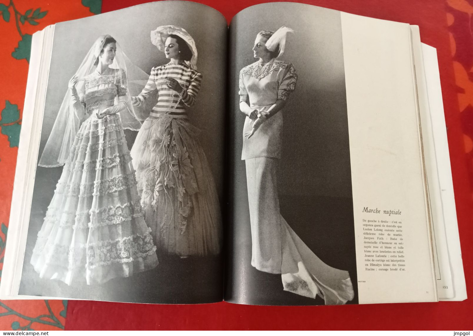 Officiel de la Mode et de la Couture Paris Avril 1946 Collections Printemps Dior Lanvin Patou Fath Balenciaga Rochas