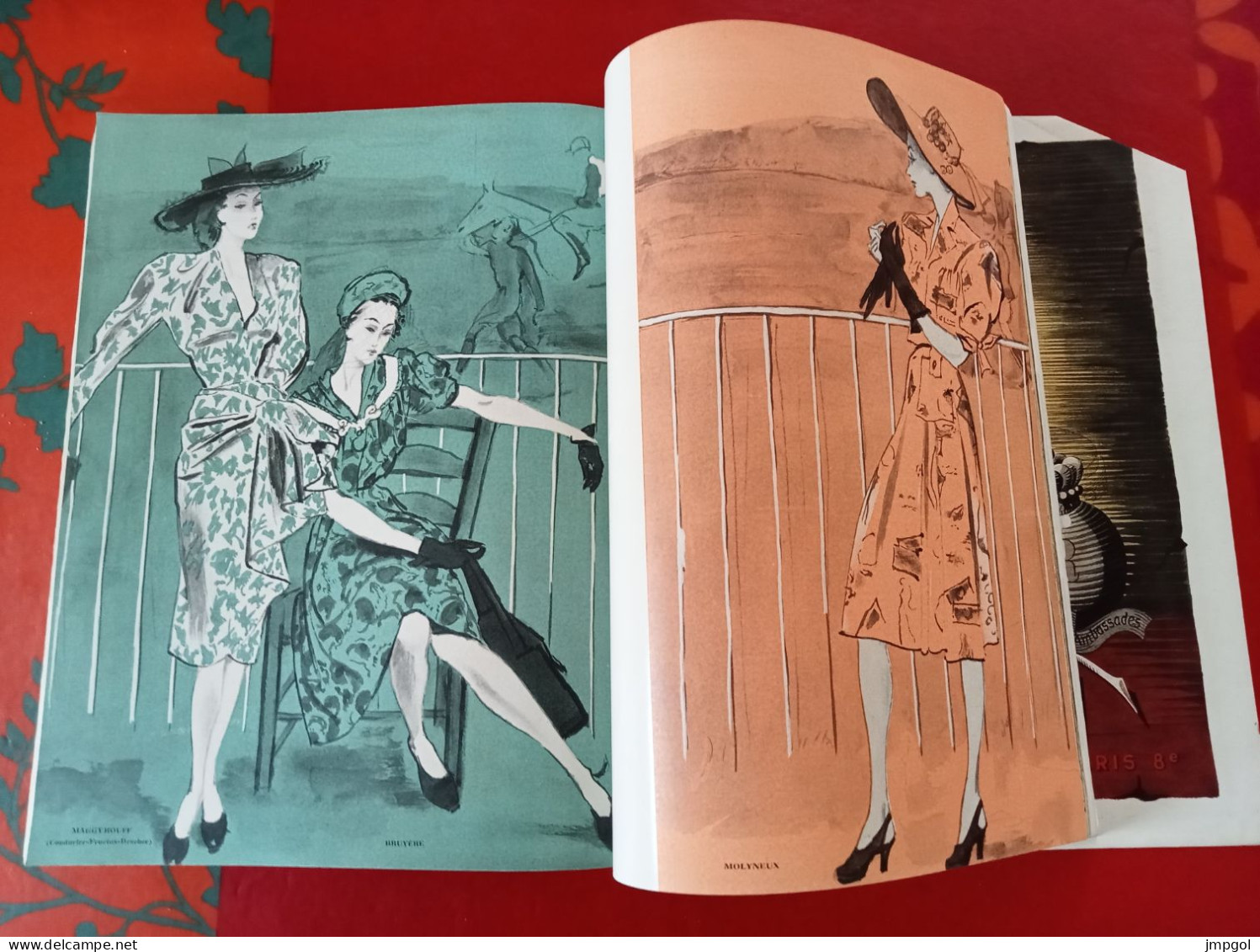 Officiel de la Mode et de la Couture Paris Avril 1946 Collections Printemps Dior Lanvin Patou Fath Balenciaga Rochas
