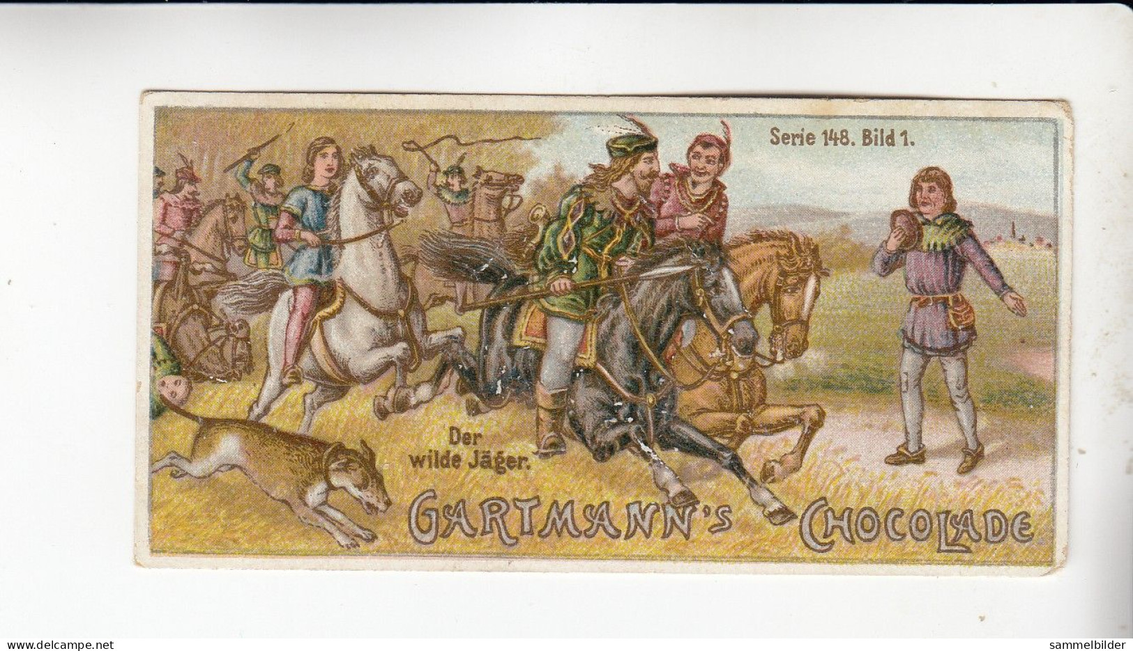 Gartmann  Deutsche Sagen Der Wilde Jäger   Serie 148 #1 Von 1905 - Autres & Non Classés