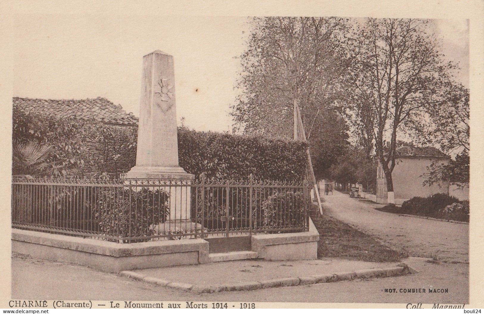 CHARME  EN CHARENTE  LE MONUMENT AUXMORTS 1914 18   CLICHE PAS CONNU - Other & Unclassified