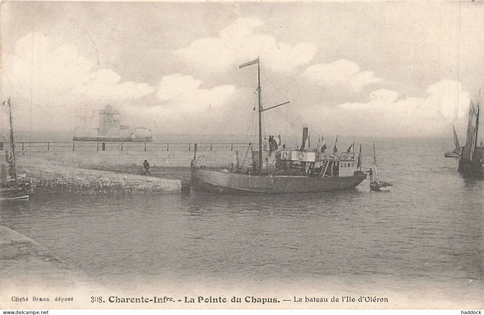 LA POINTE DE CHAPUS : LE BATEAU DE L'ILE D'OLERON - Other & Unclassified