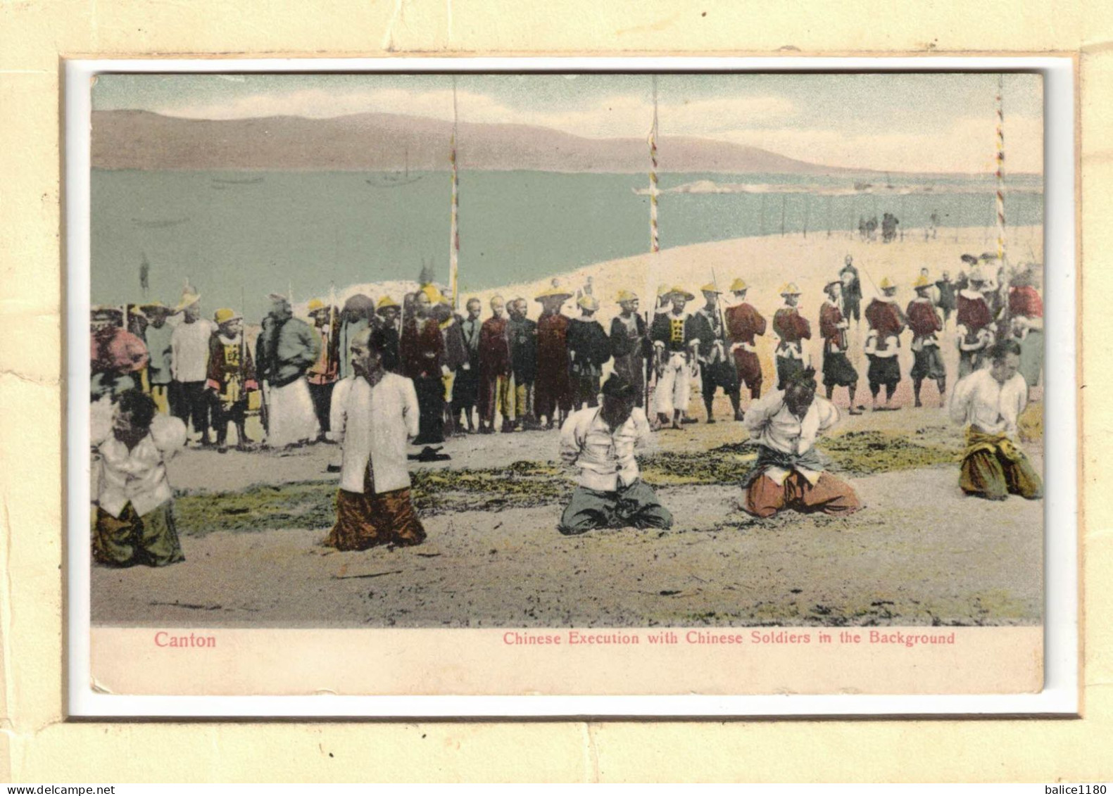 CPA CHINE CHINA EXECUTION SOLDATS CHINOIS CHINESE SOLDIERS EXECUTION  Old Postcard - China