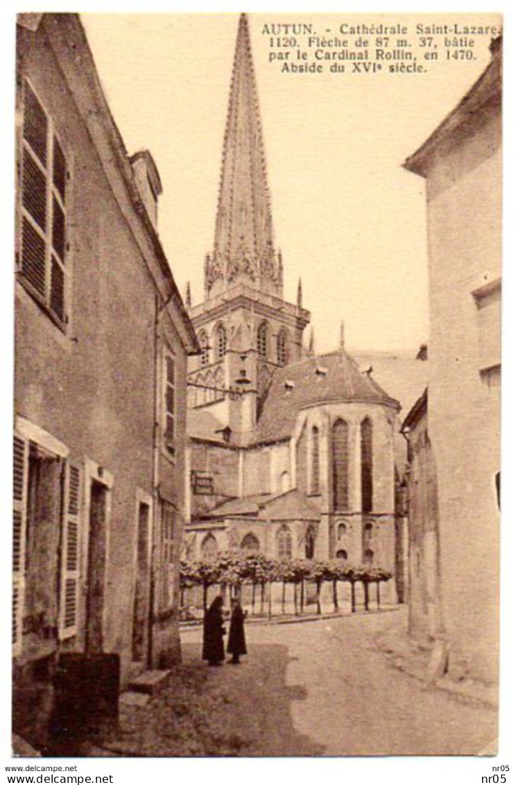 71 - AUTUN - Cathedrale Saint- Lazare - La Fleche   ( Saone Et Loire ) - Autun