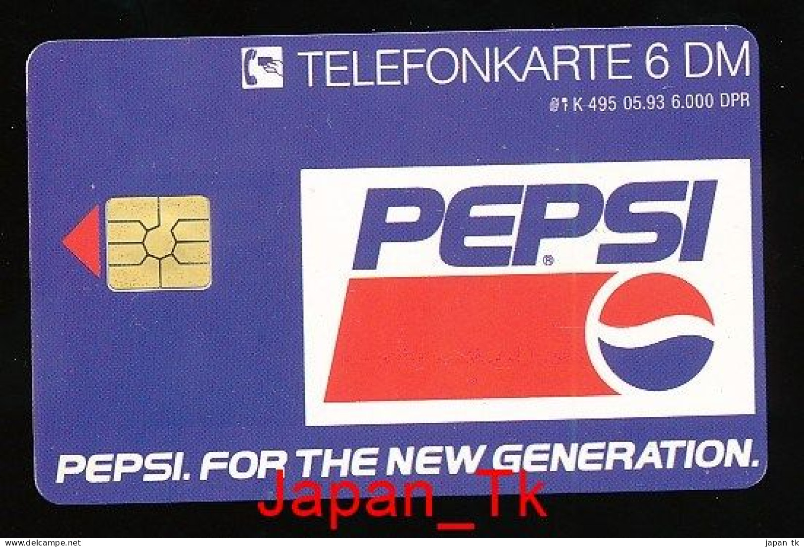 GERMANY K 495 93 Pepsi  - Aufl  6000 - Siehe Scan - K-Reeksen : Reeks Klanten
