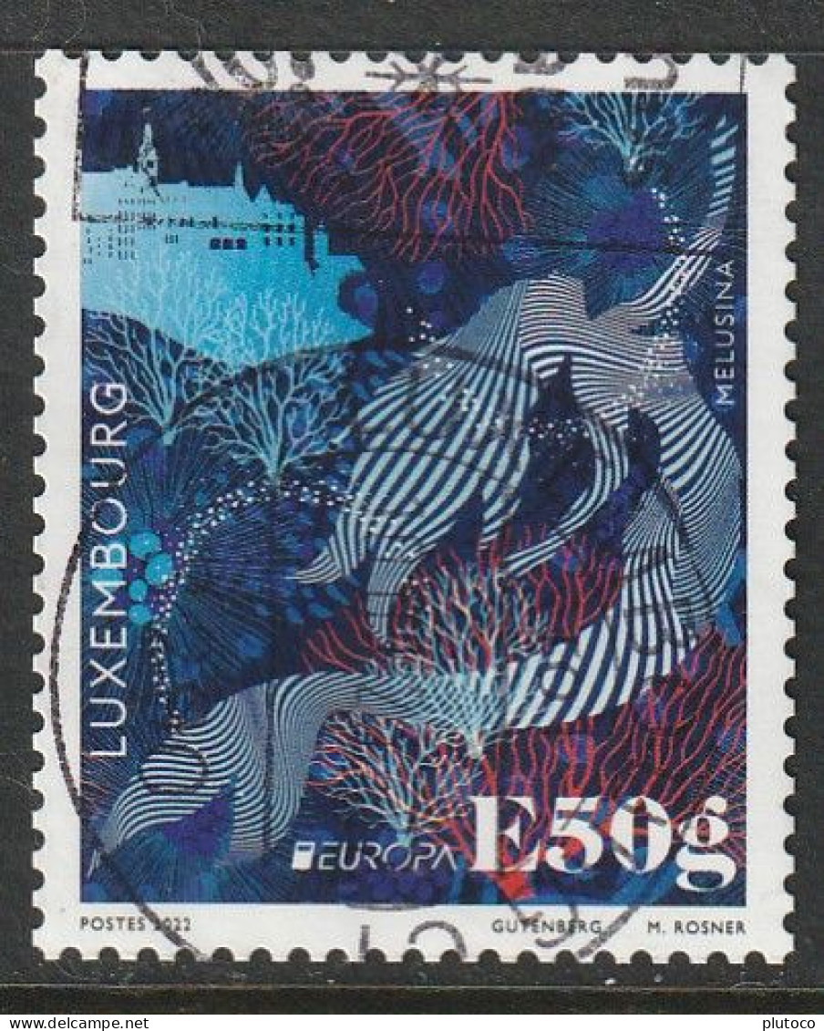 LUXEMBURGO, USED STAMP, OBLITERÉ, SELLO USADO,EUROPA CEPT - Gebraucht