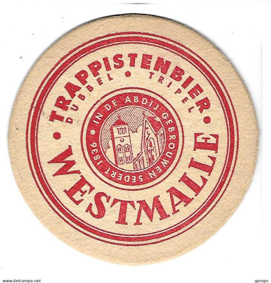 960a  Brij. Der Trappisten Van Westmalle Trappistenbier - Beer Mats