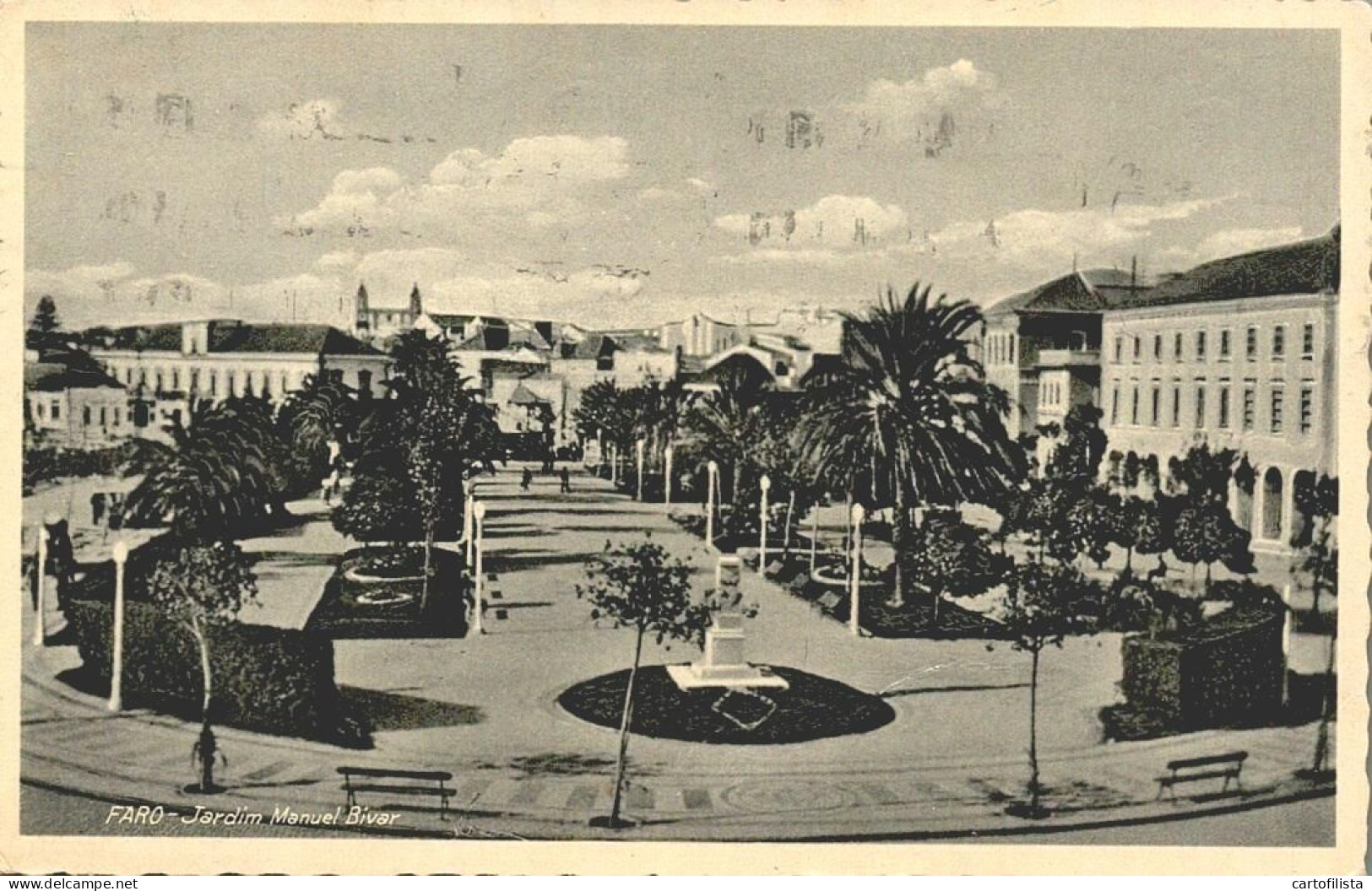 FARO - Jardim Manuel Bívar  ( 2 Scans ) - Faro